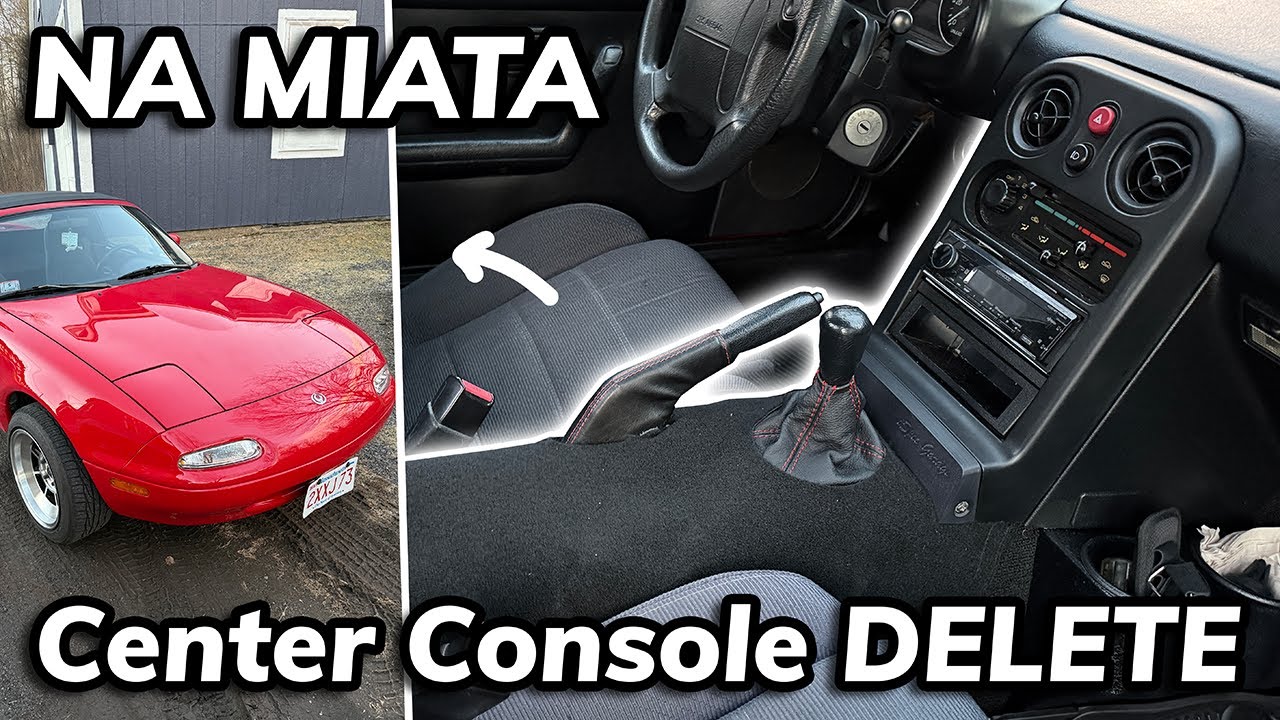 NA Mazda Miata easy Center Console Delete
