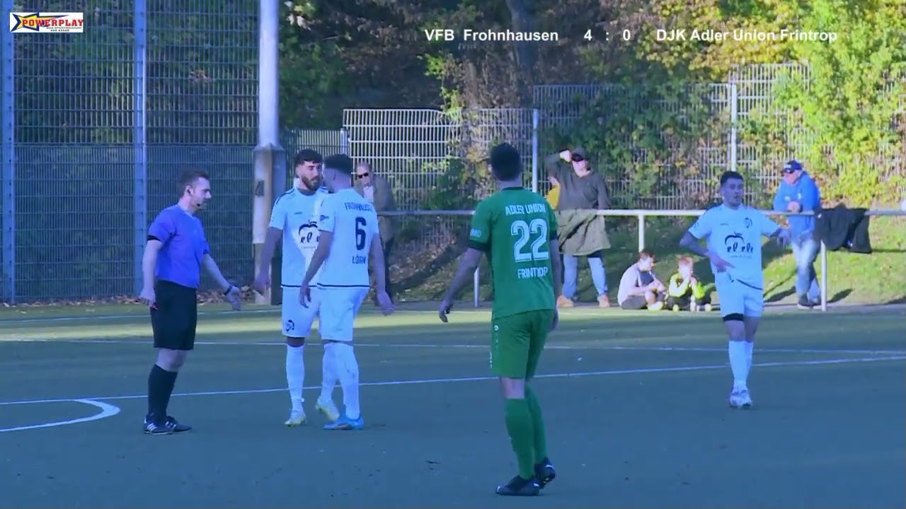 2022 11 13  FV N'rh  2022 23 Landesliga Gr 3 SP12 VFB Frohnhausen vs  DJK Adler Union Frintrop