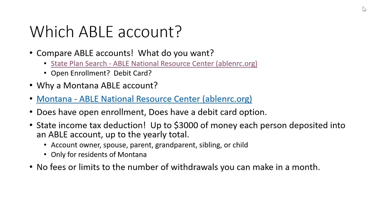 April PoP (Part One): Montana ABLE Accounts with Theresa Baldry