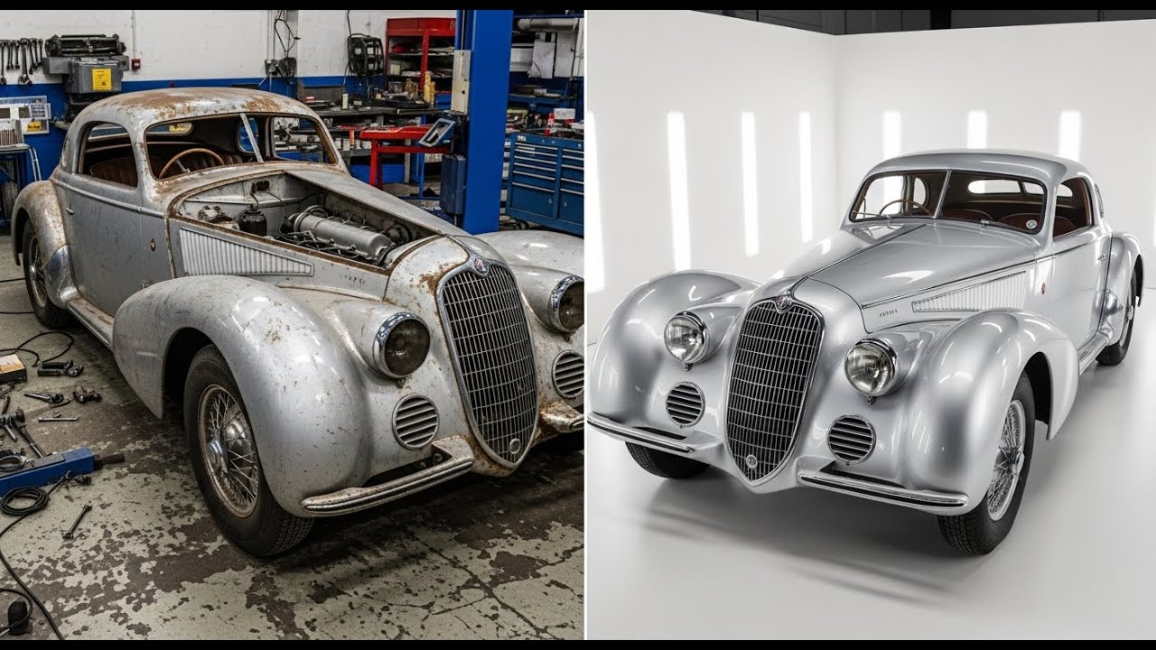 ASMR Car Restoration | Full Rebuild of a 1938 Alfa Romeo 8C 2900B