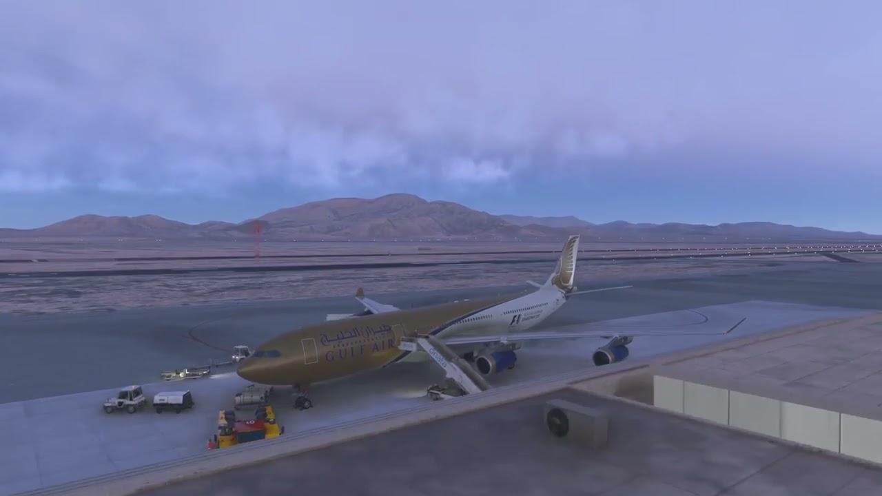 FS2024 ( KERMAM ---  BAHREIN ) A340-300 INIBUILDS XBOX SERIES X