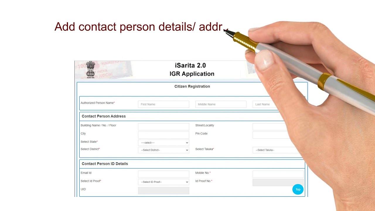 ONLINE FILING OF NOTICE OF INTIMATION  MORTGAGE/ LOAN DEPOSIT  TITLE DEED IGR MAHARASHTRA MAY 2021