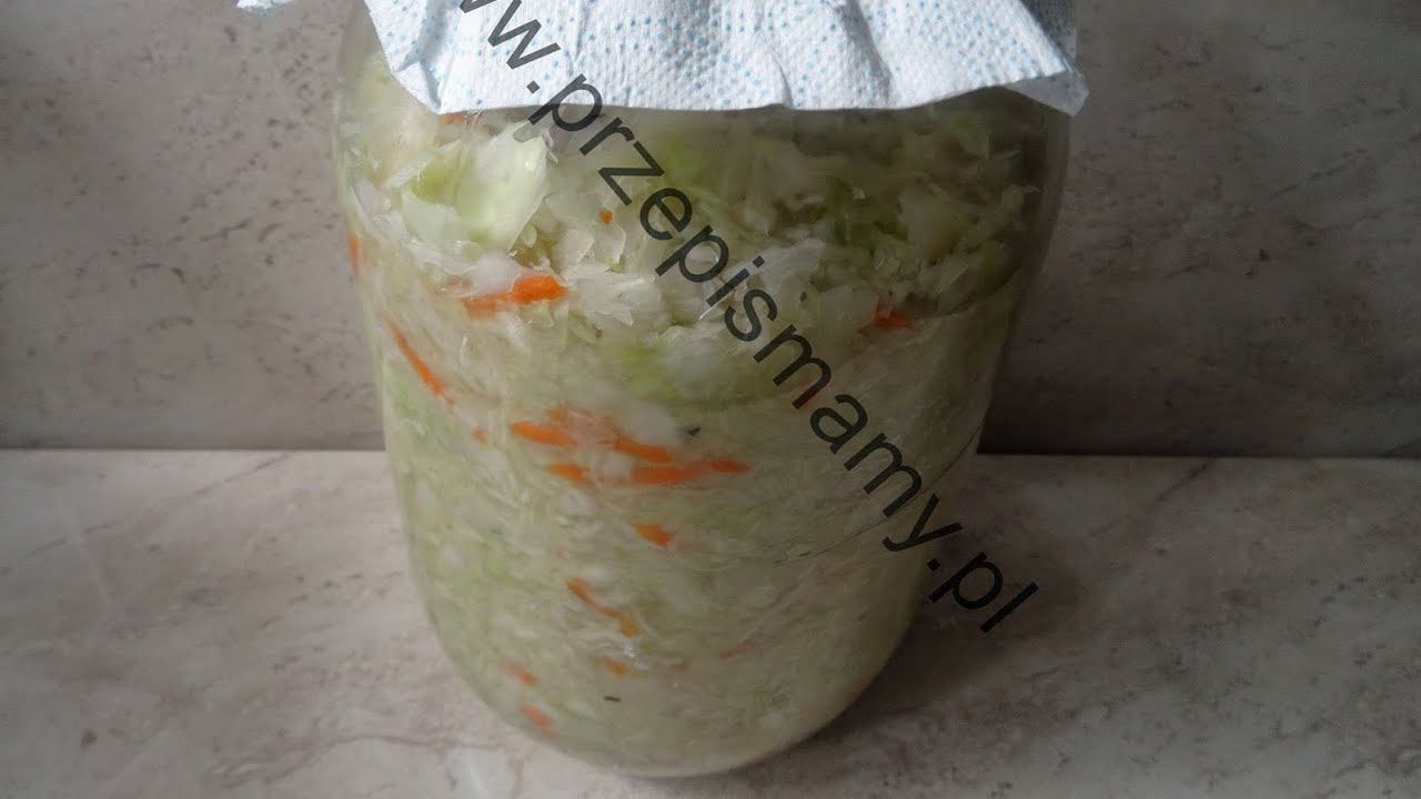 Domowe przetwory Kiszenie kapusty w słoikach