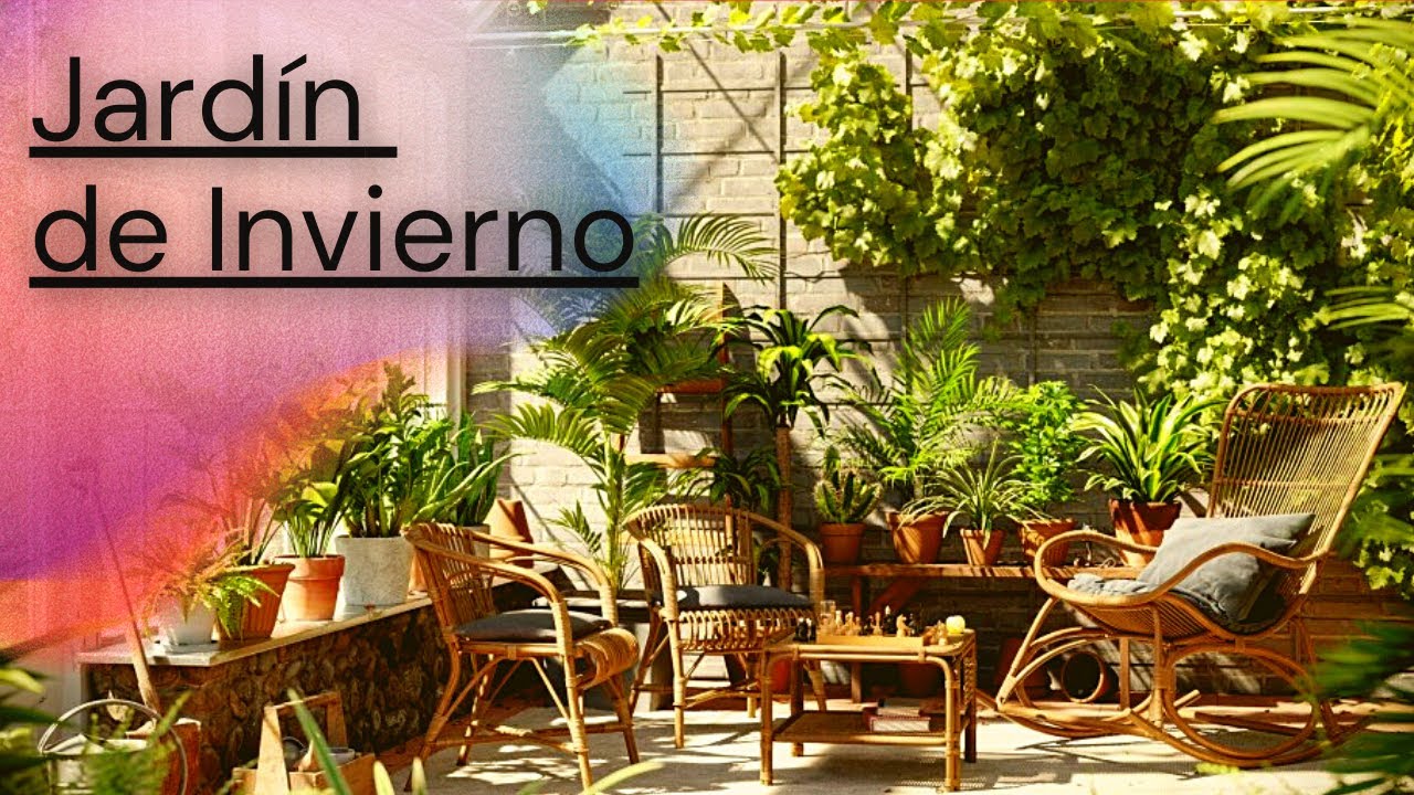 Jardín de invierno. El espacio verde dentro de casa para resguardar nuestras plantas del frío.