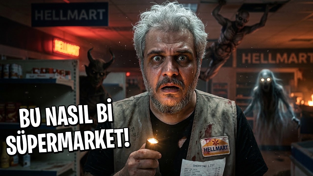 SUPERMARKET SIMULATOR AMA CEHENNEMDE! 💀 | HELLMART Türkçe Oynanış | TEK BÖLÜM
