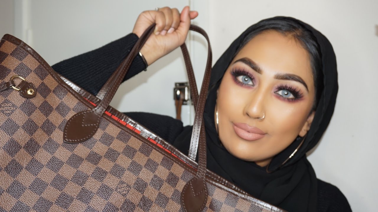 WHATS IN MY BAG 2017! LOUIS VUITTON NEVERFULL