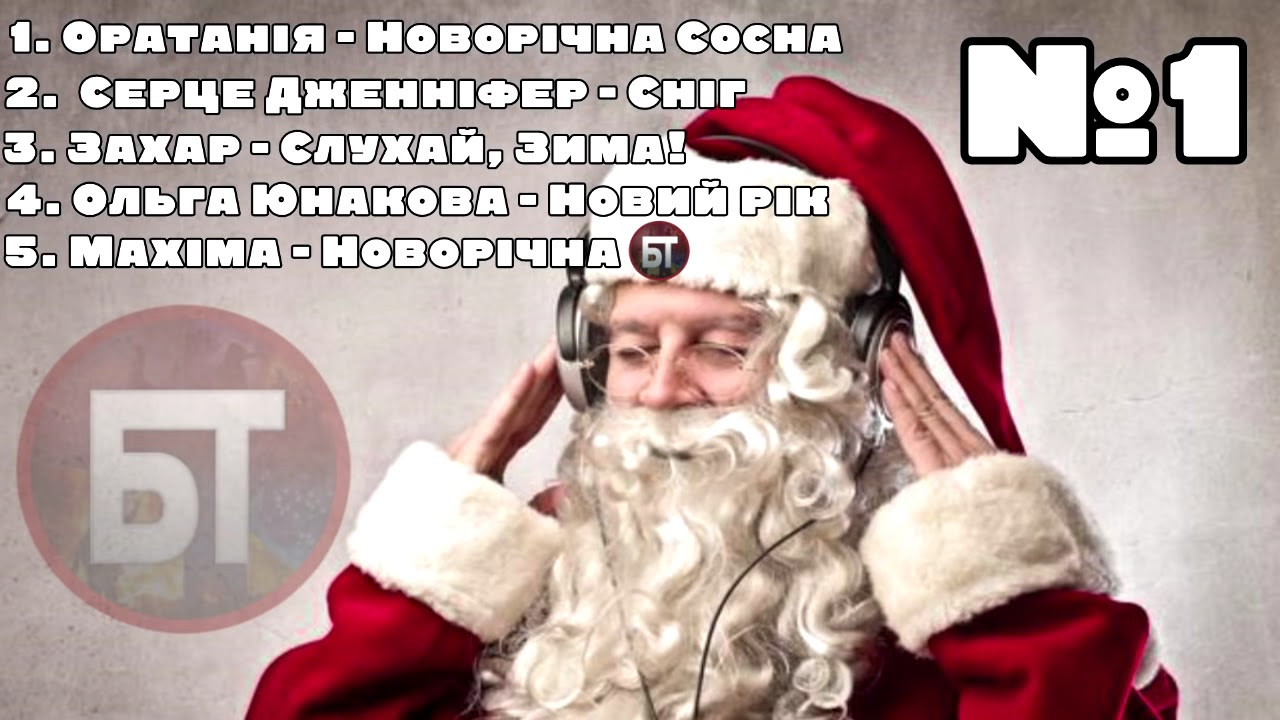 ТОП-5 Новорічна музика \ Новогодняя музыка №1