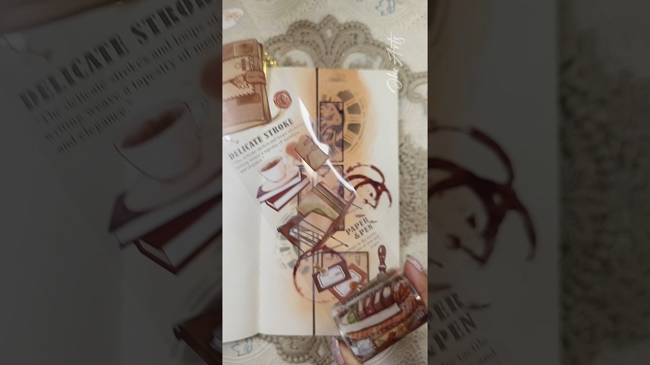 ASMR Scrapbooking | Journal with Me - Jazzy Coffee & Journaling Theme #scrapbooking #creativejournal