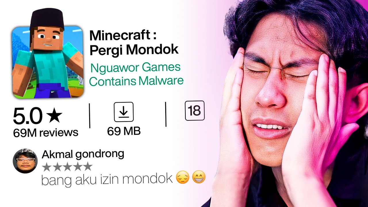 ALAMAK MINECRAFT MONDOK!? - GAME NGUAWOR PLAYSTORE