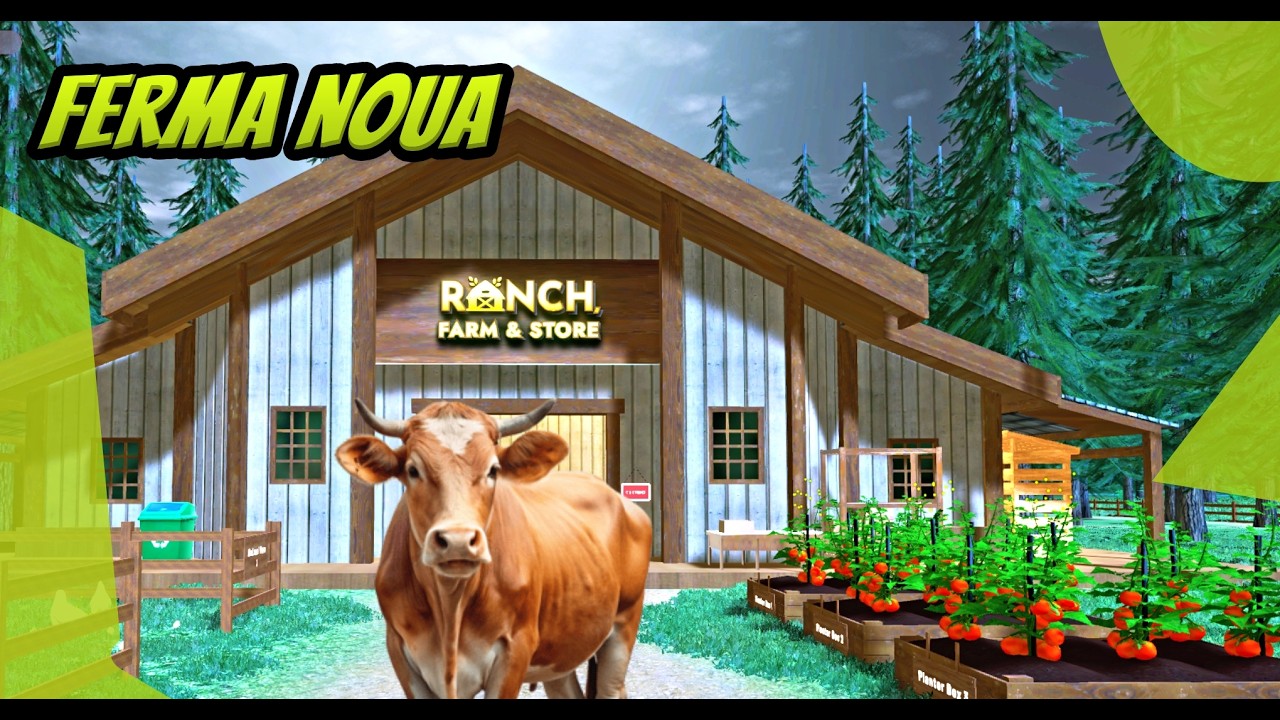 Încep viața de fermier în Ranch Farm & Store Simulator!