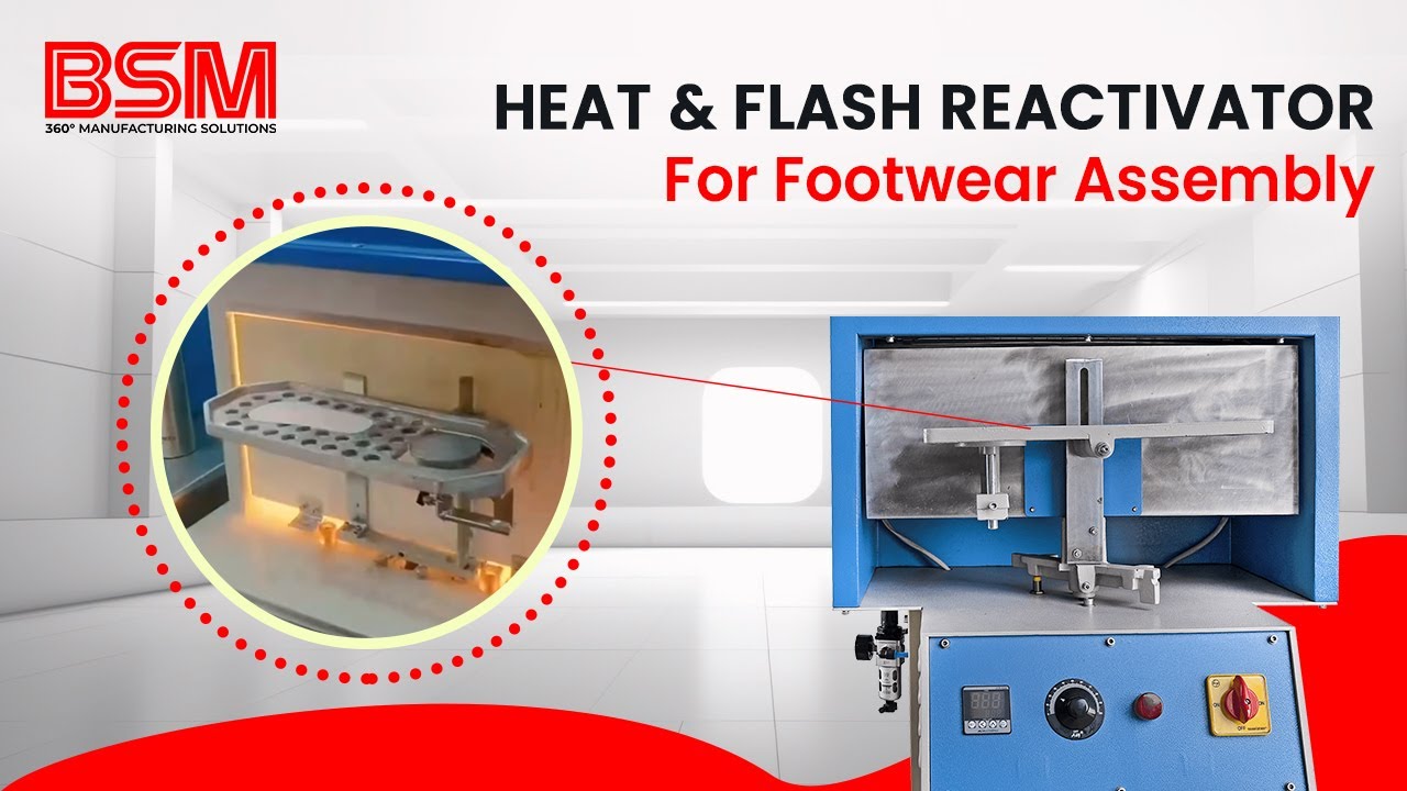 Heat Flash Reactivator For Footwear Assembly - Adhesive Reactivation - Shoe Assembly Equipment