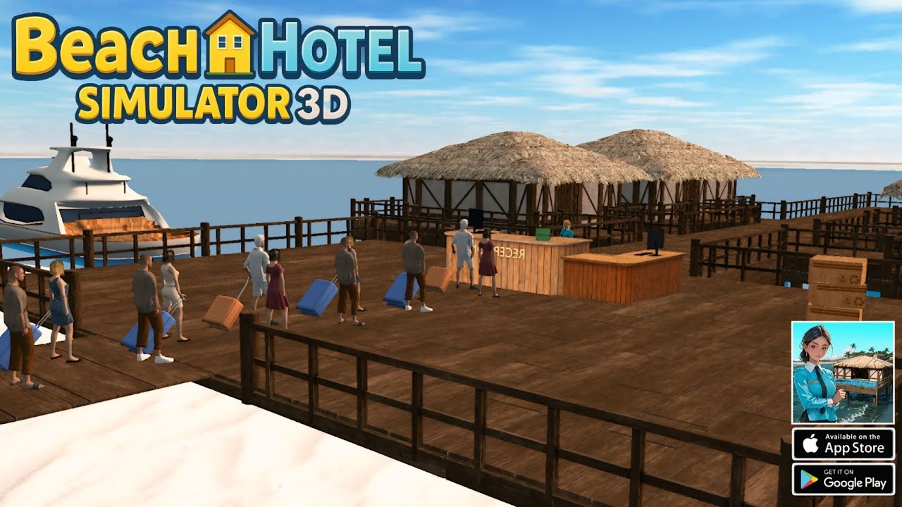 Beach Hotel Simulator 3D Android Gameplay