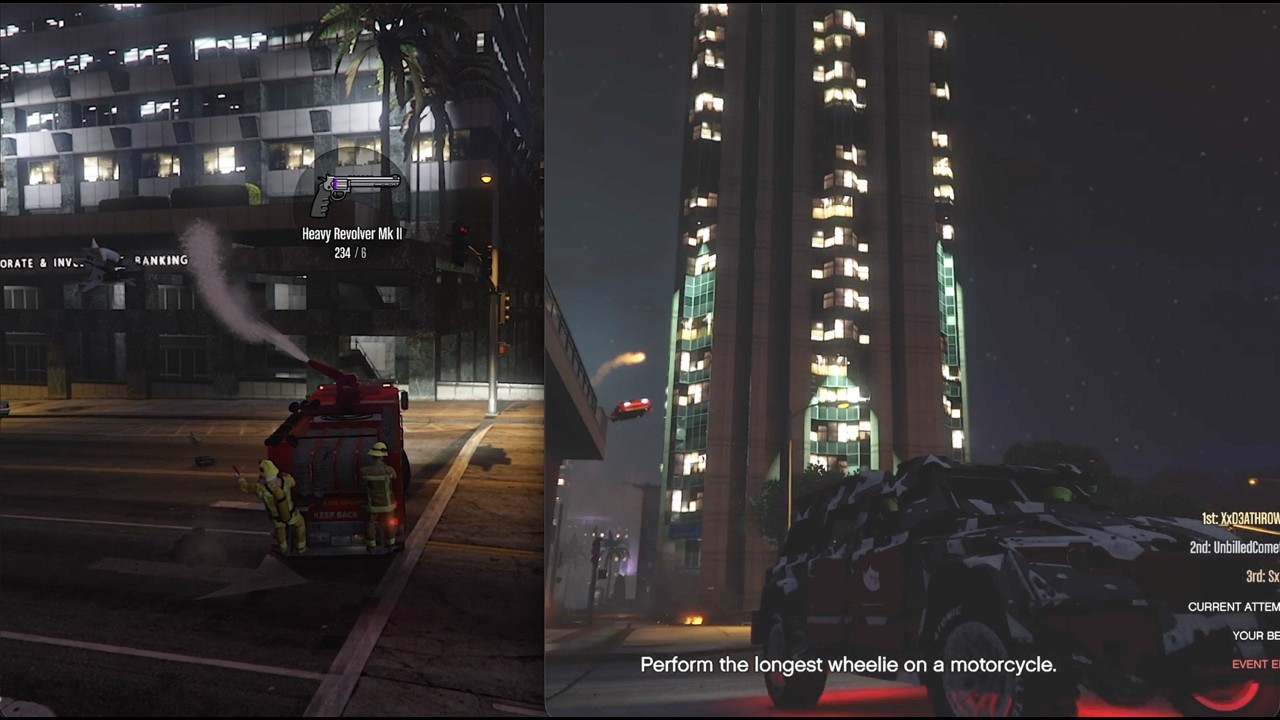 When you try to be firefighters in a lobby of score warriors...