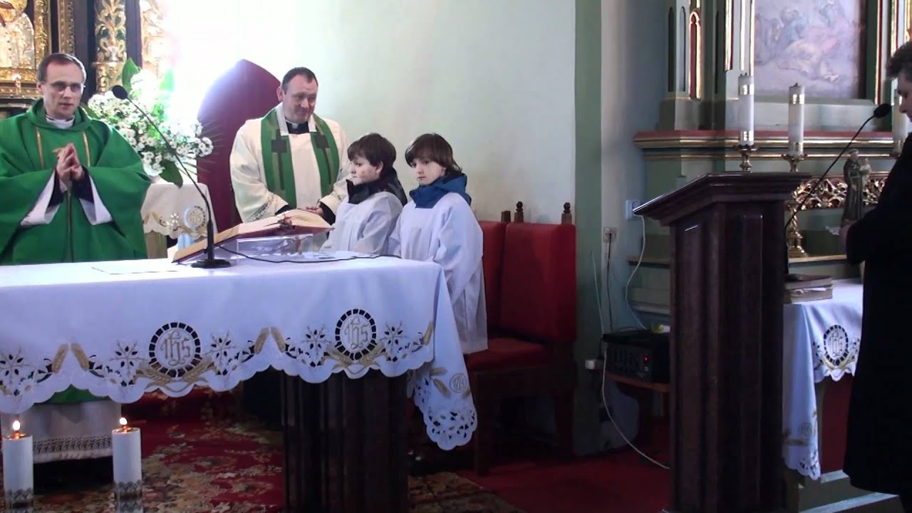 Złotoria - uroczyste wprowadzenie ks. M. Wróblewskiego w urząd  proboszcza