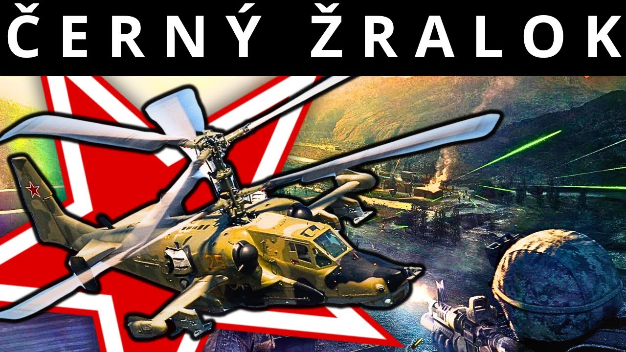 ČERNÝ ŽRALOK: Bitevní vrtulníky Ka-50 a Ka-52