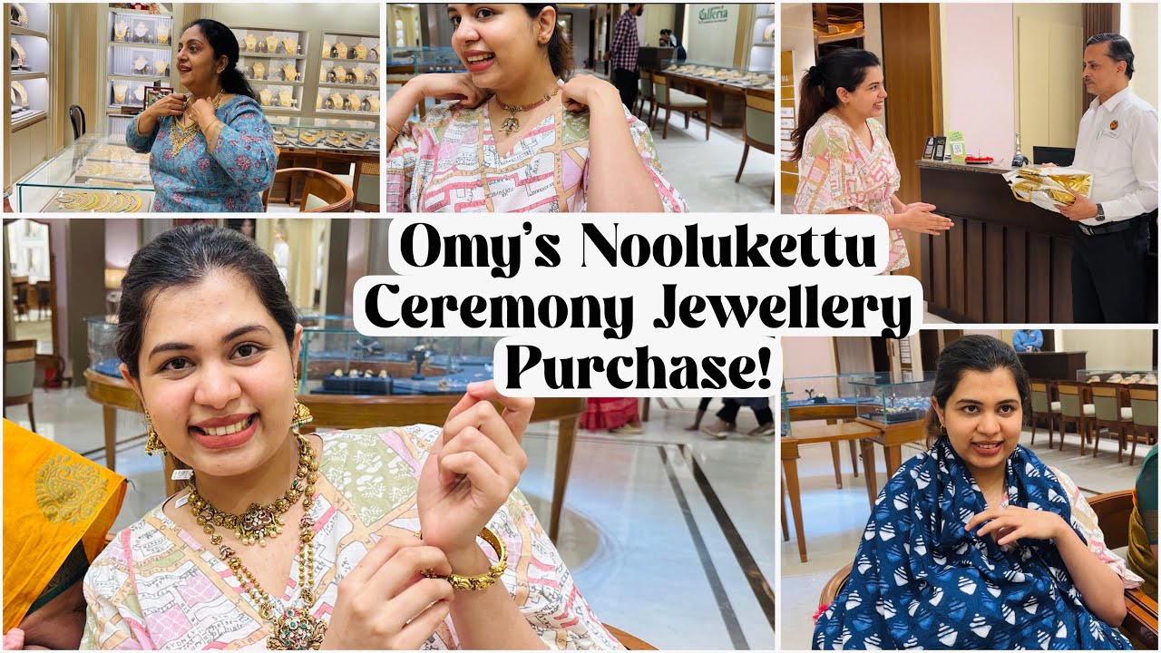 Omy’s Noolukettu Jewellery Purchase | Diya Krishna | Neeom Aswin Krishna