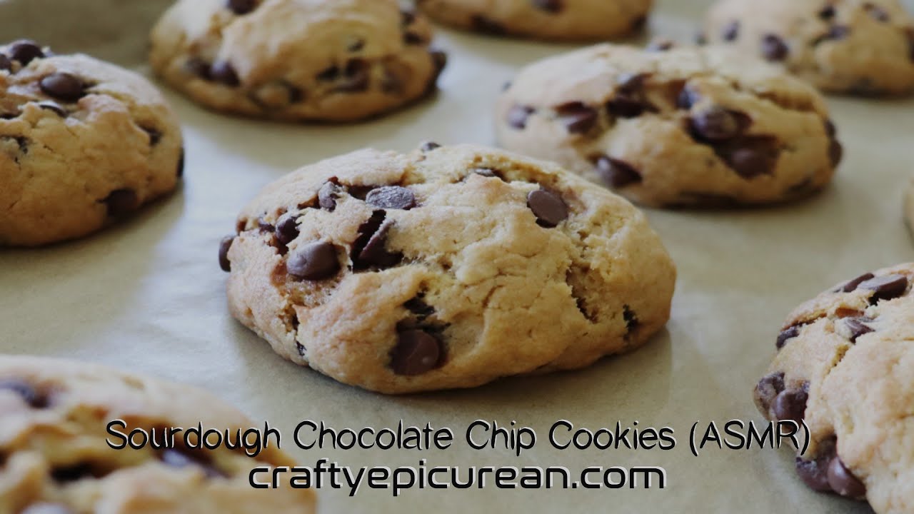 Sourdough Chocolate Chip Cookies (ASMR)