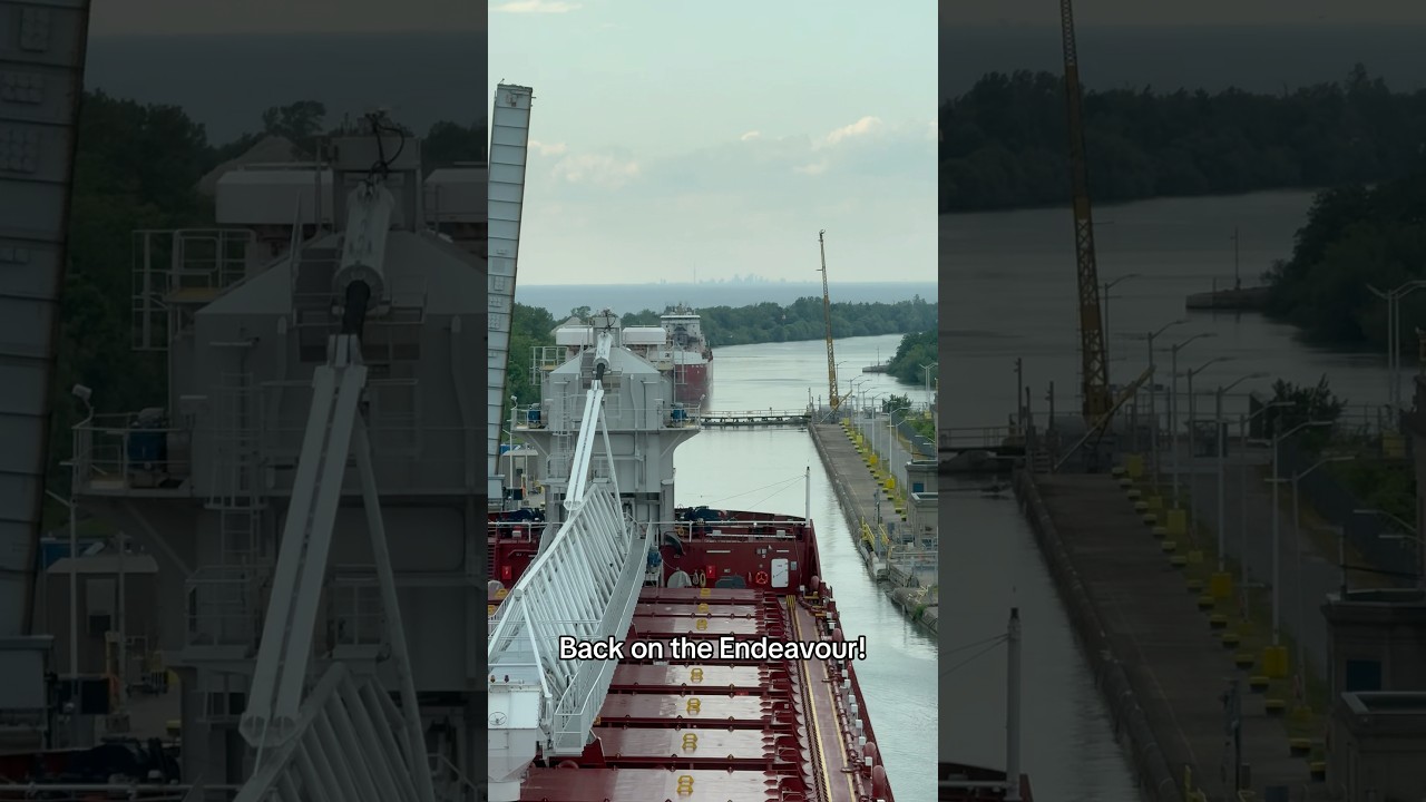 #captainslog 20/JUN/25 back on the Endeavour making way for Ogdensburg, NY #wellandcanal