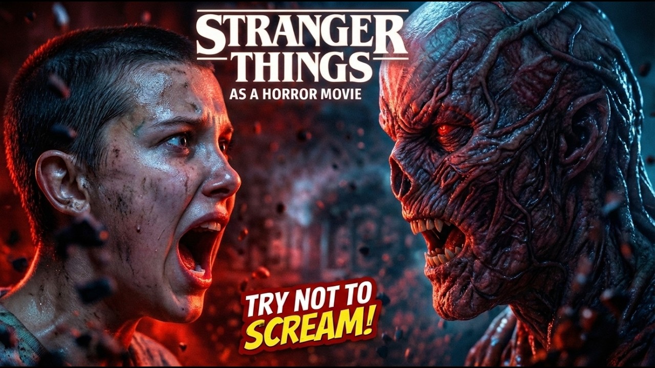 STRANGER THINGS — AS A HORROR MOVIE | TRY NOT TO SCREAM