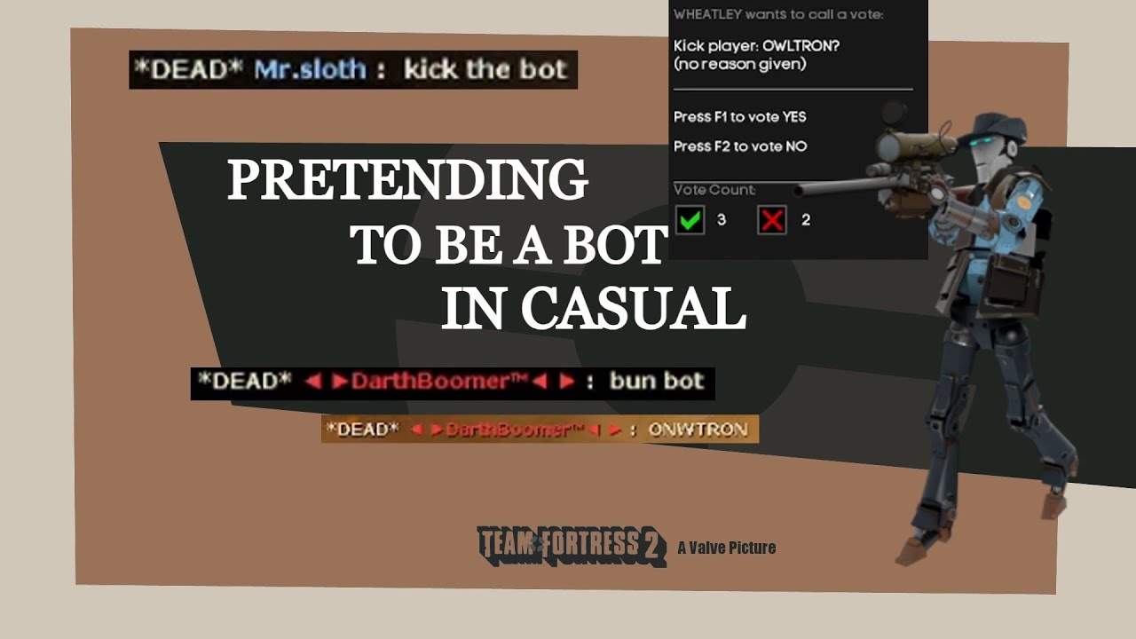 TF2 | Pretending to be a bot after HUGE ban wave