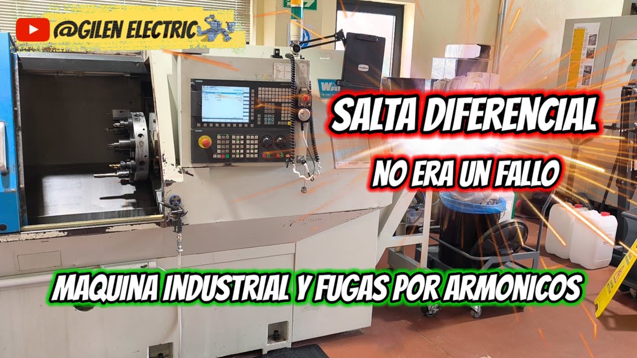 🔴🔴 SALTA el DIFERENCIAL al encender una MÁQUINA INDUSTRIAL | Fugas, armónicos y filtros EMI