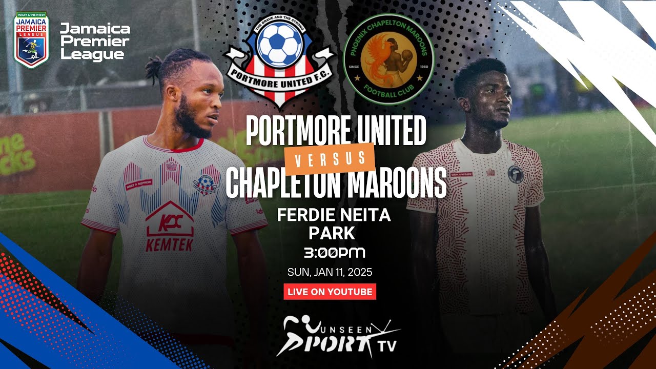 🔥 JPL Showdown! Portmore United vs Phoenix Chapelton Maroons ⚽🇯🇲
