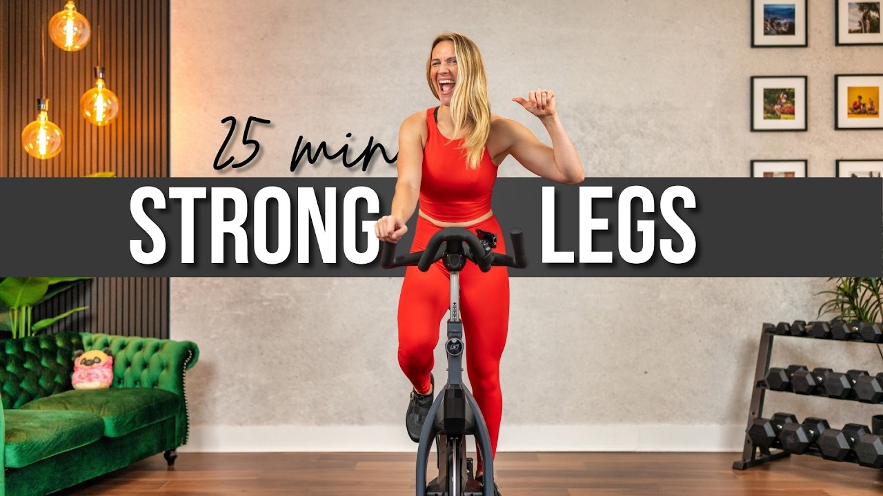25 min STRONG LEGS Indoor Cycling Workout