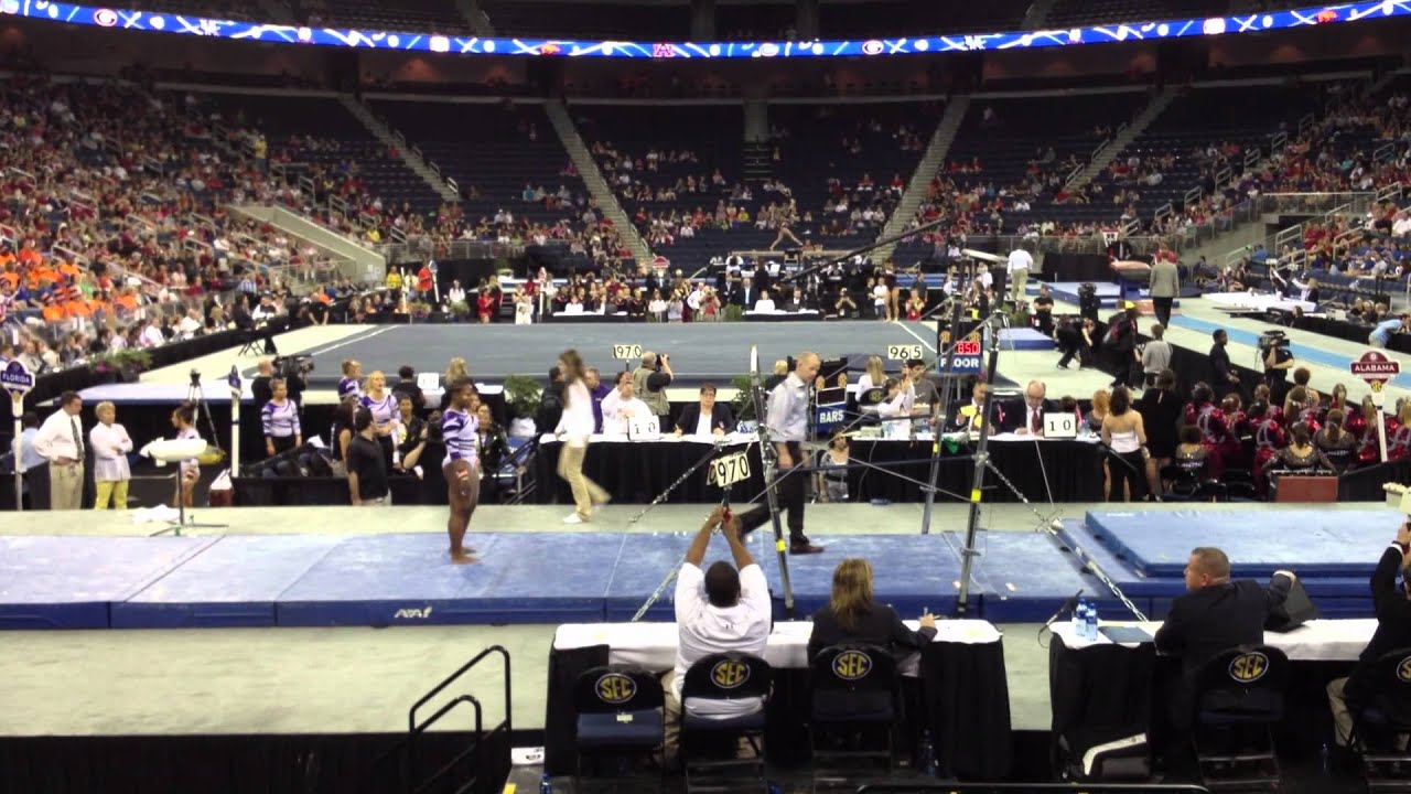 Ashley Sledge Vault, Kat Ding FX, Lloimincia Hall Bars - 2012 SEC Championships