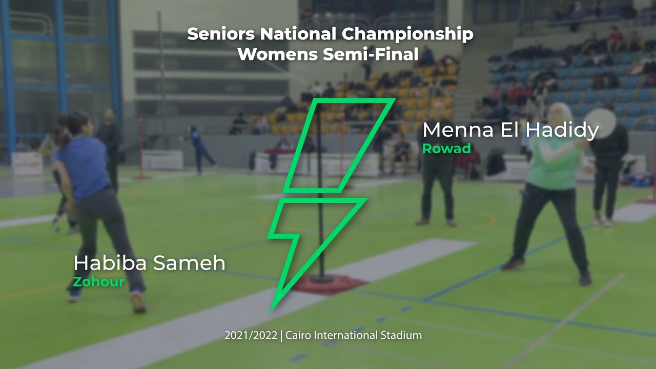 SPEEDBALL - Season 21/22| U19 Singles | Menna El Hadidy [RSC] VS Habiba Sameh [ZSC]