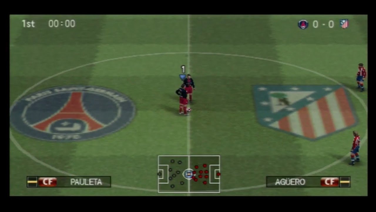 Pro Evolution Soccer 2008 -- Gameplay (PSP)