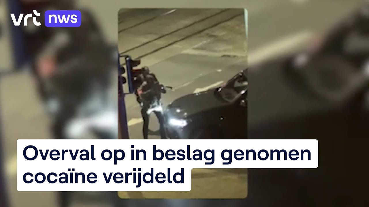 Bende achtervolgt transport van in beslag genomen cocaïne