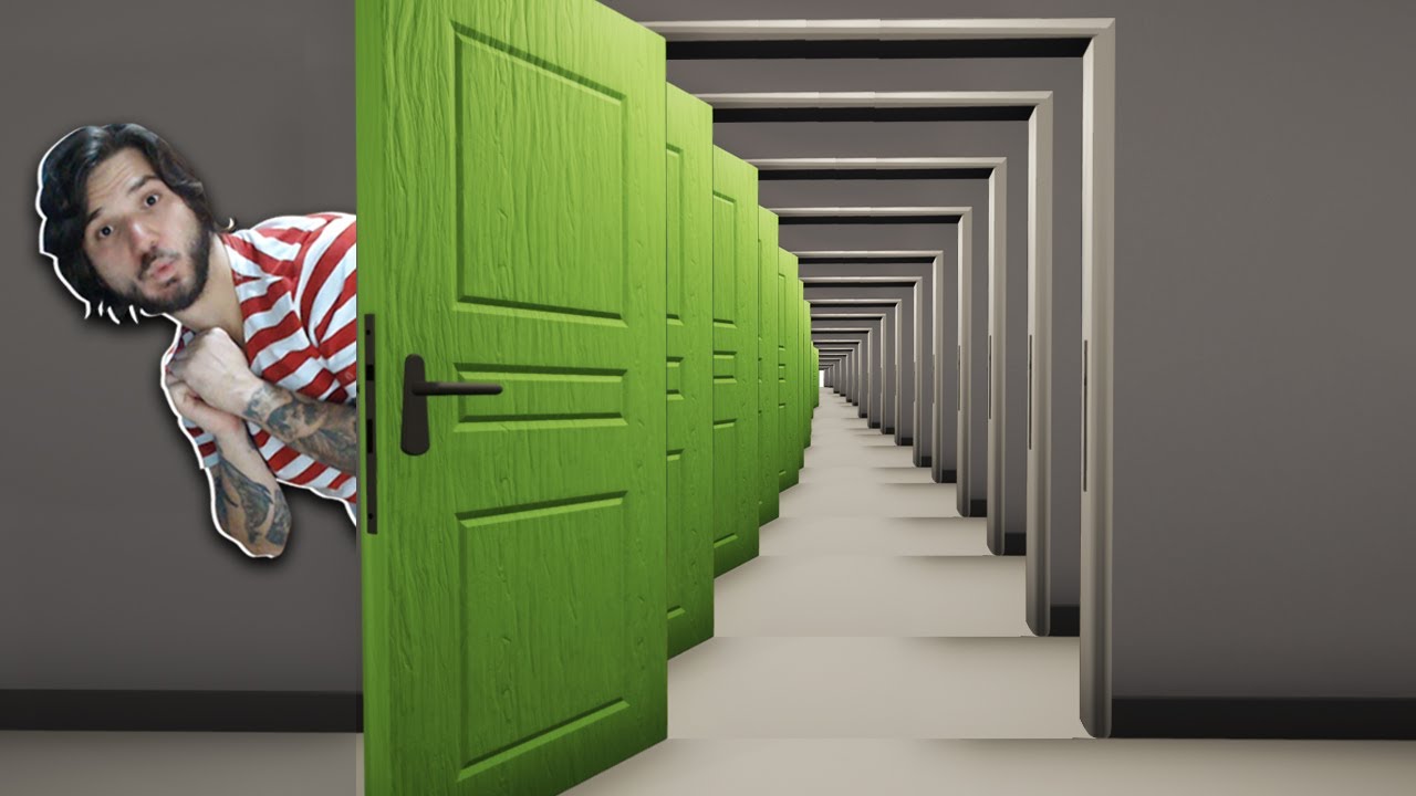EU JURO QUE EU ABRI 244 PORTAS NESSE VÍDEO! (não é clickbait) - Just More Doors