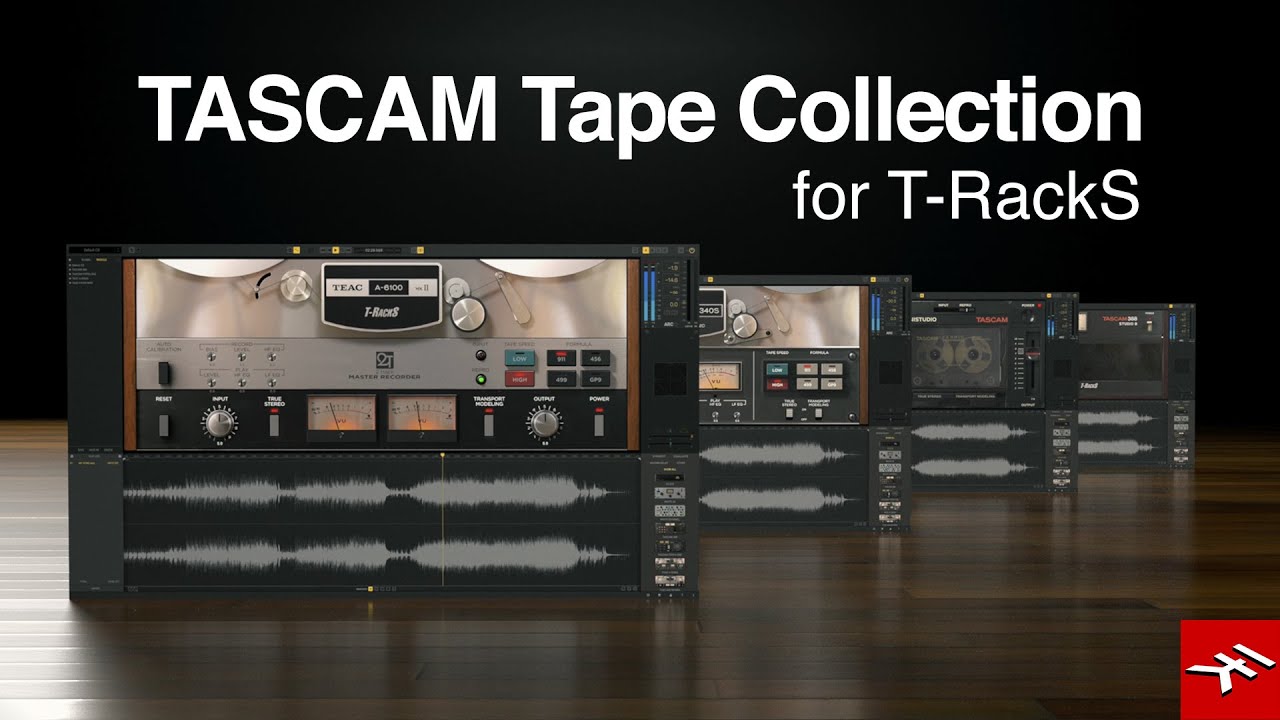 T-RackS TASCAM Tape Collection - Re-live the magic of 4 imaginative tape decks