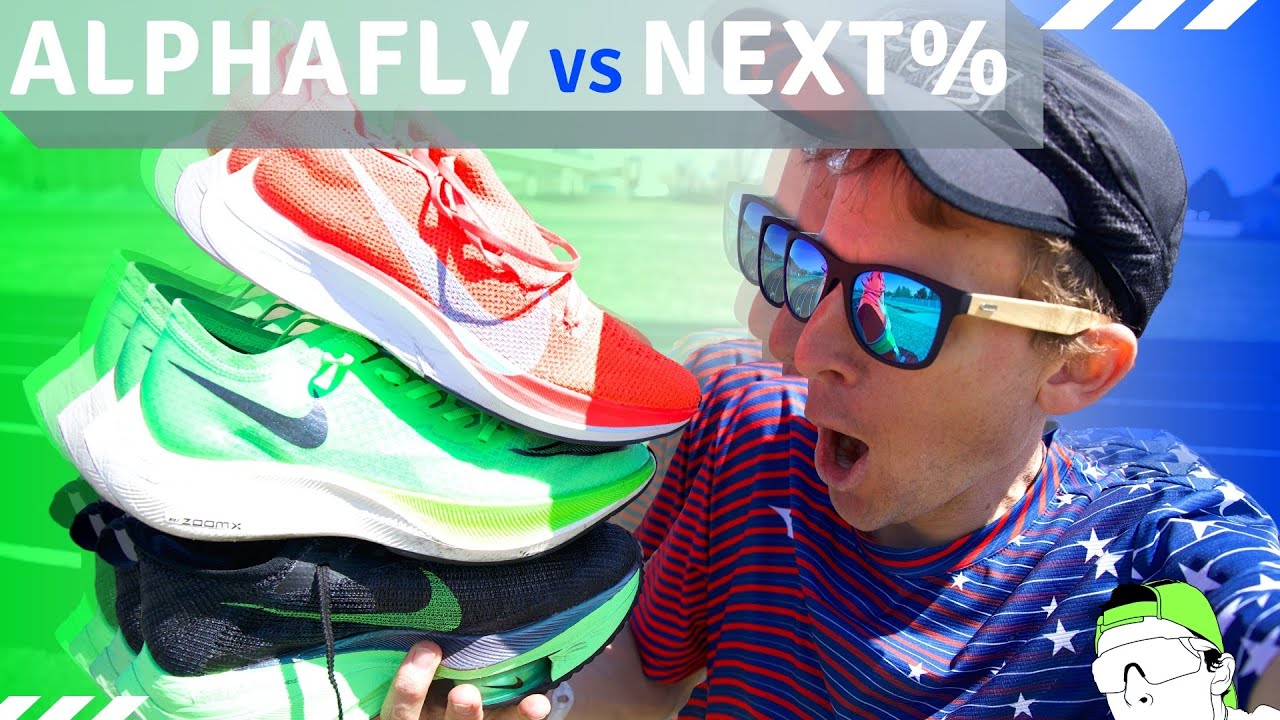 Kipchoge Track Workout: Nike AlphaFly vs Nike Next%