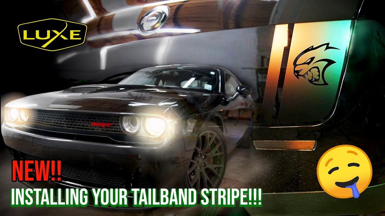 Установка полос в стиле Challenger Tailband/Scat Pack