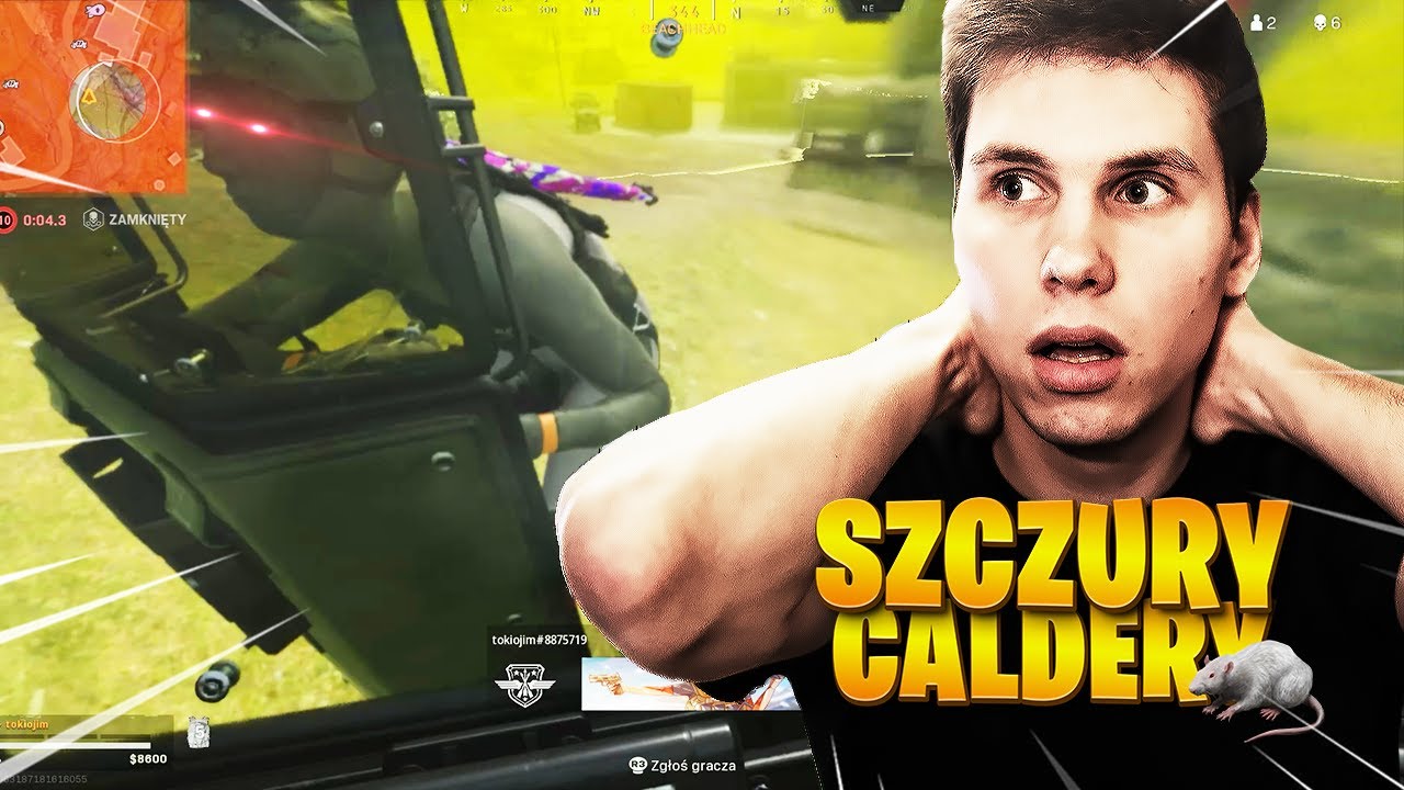 WARZONE SOLO, ale CI TARCZOWNICY PRZESZLI DO HISTORII... (SZCZURY CALDERY WARZONE)