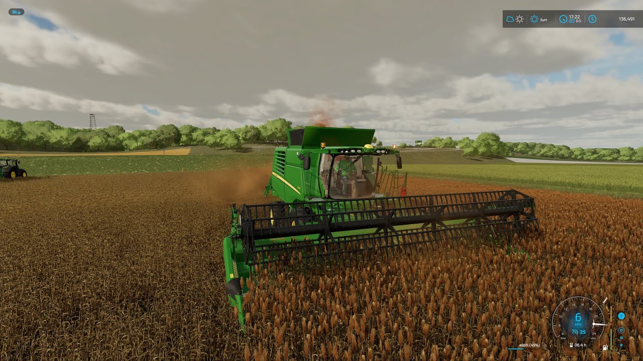 FS 22 Elmcreek 24 * Harvesting Sorghum, Selling by Train