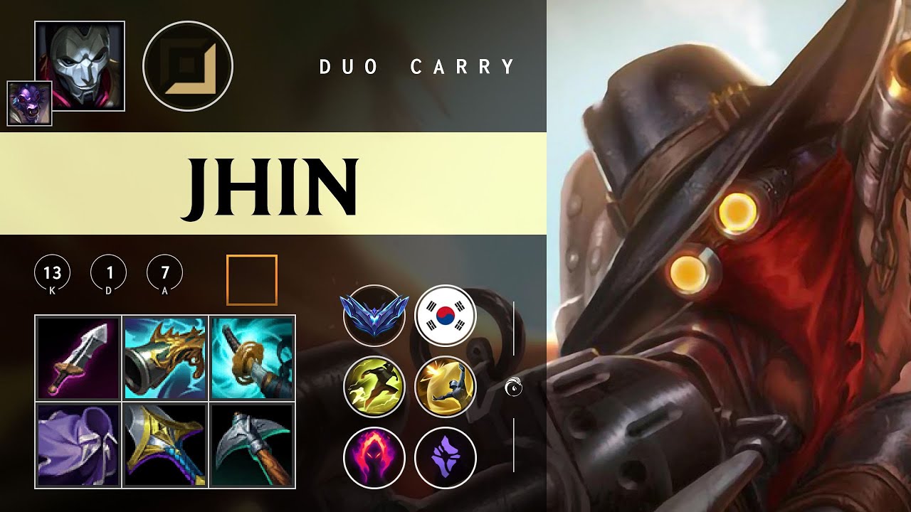 Jhin ADC vs Caitlyn - KR Diamond Patch 26.02