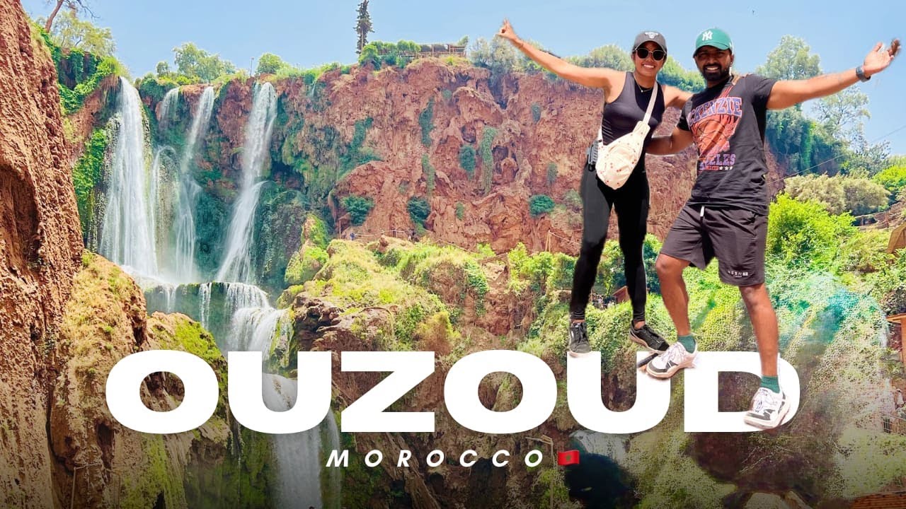Ouzoud Falls, Morocco🇲🇦| North Africa’s Most Beautiful Waterfall😍| මොරොක්කෝවේ දියඇලි |Part 1(Engsub)