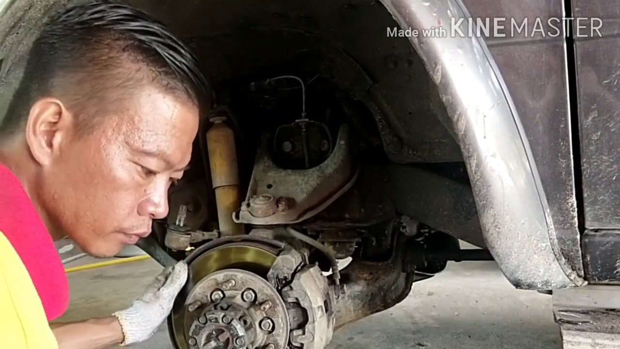 change center link,absorber and servis engine(isuzu invader)