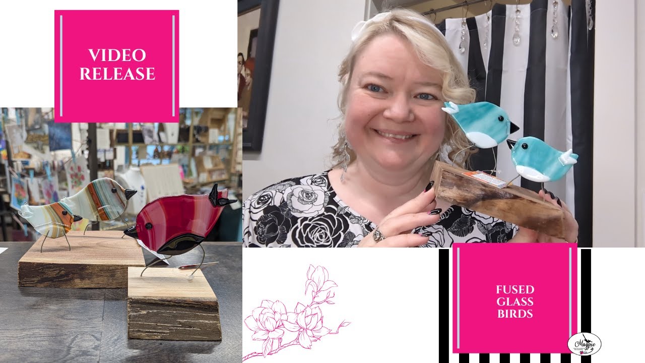 Fused Glass Birds to Catch the Light