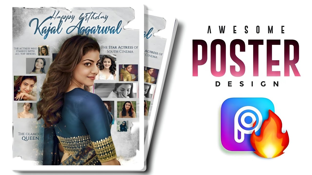 Kajal Aggarwal Birthday CDP editing in PicsArt App | cdp editing in picsart| Birthday Poster Editing