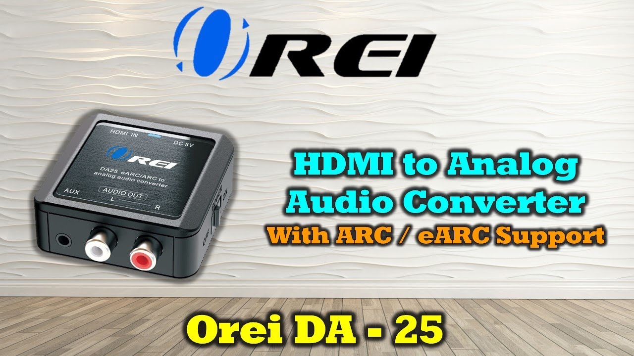 ARC/eARC HDMI to Analog RCA Converter DA-25