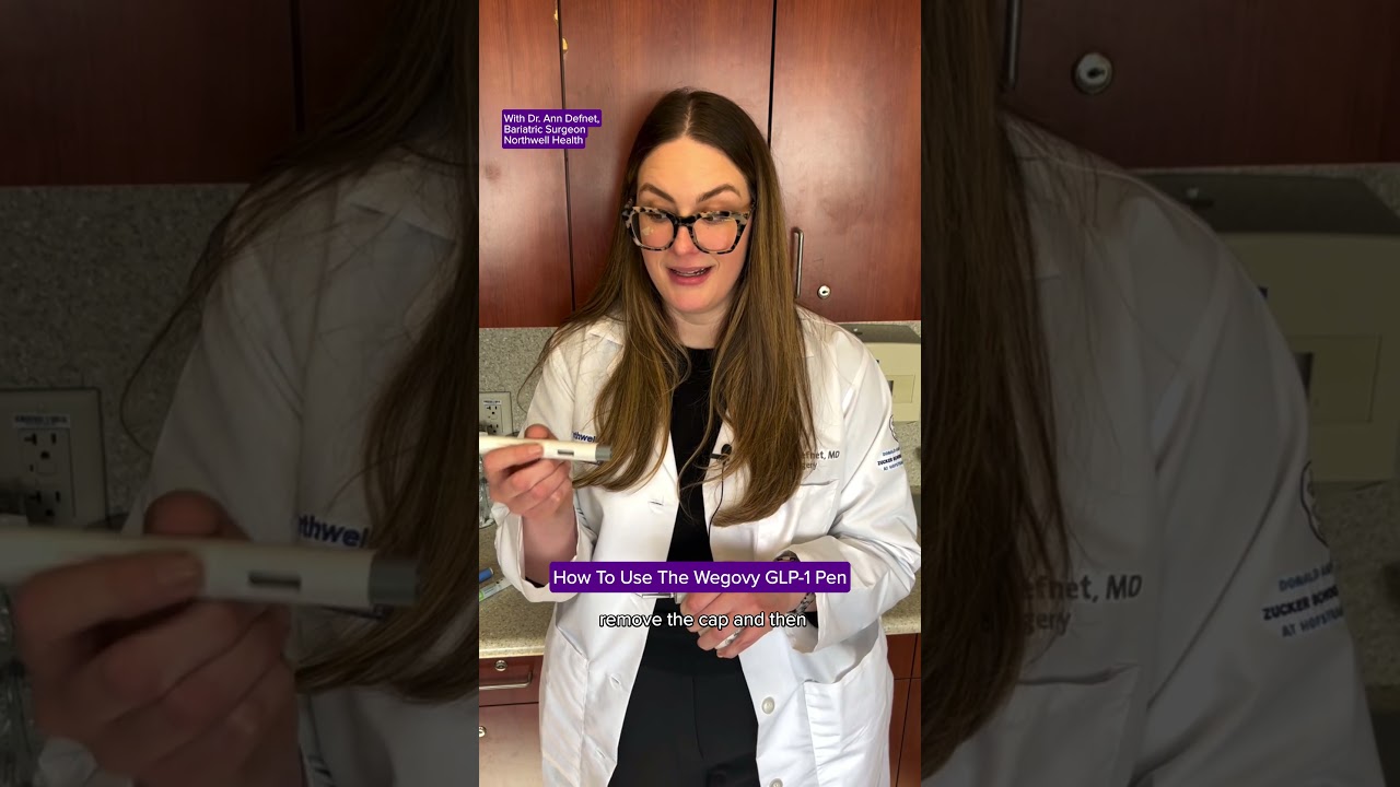 How to use the Wegovy pen #shorts #wegovy #weightlossinjection