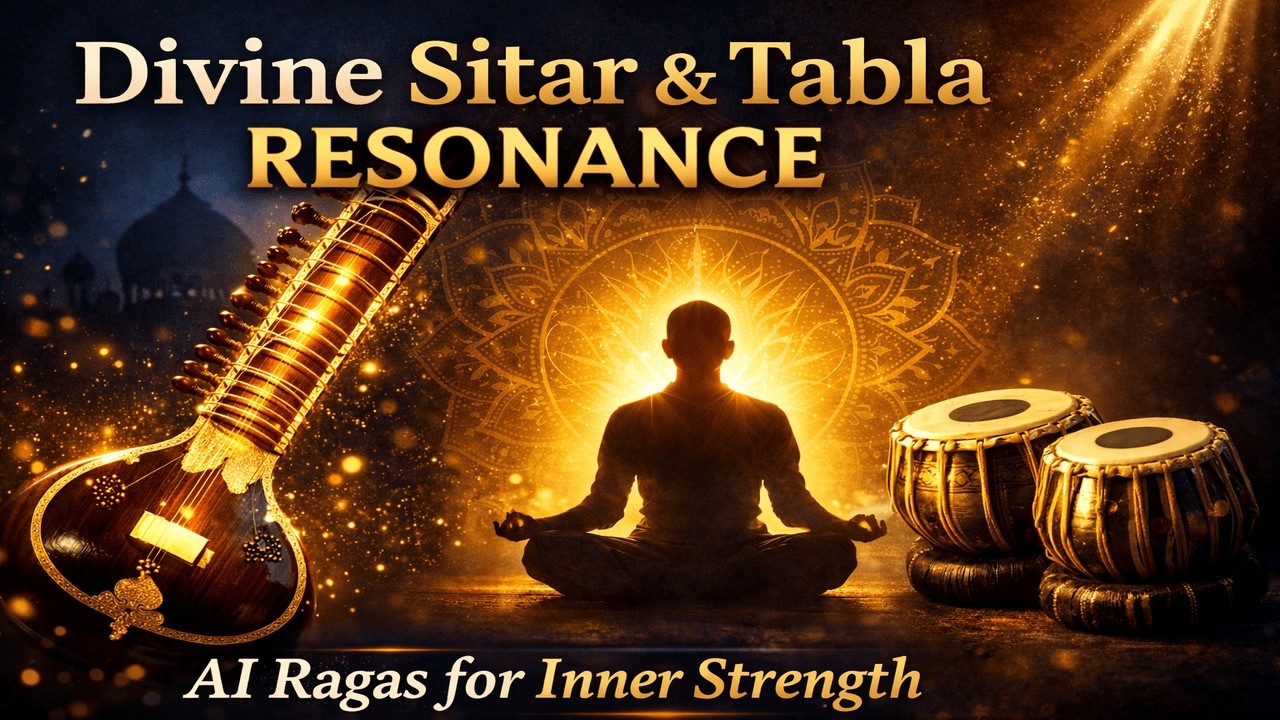 Divine Sitar & Tabla Resonance 🌿 AI Ragas for Deep Inner Strength (2026)