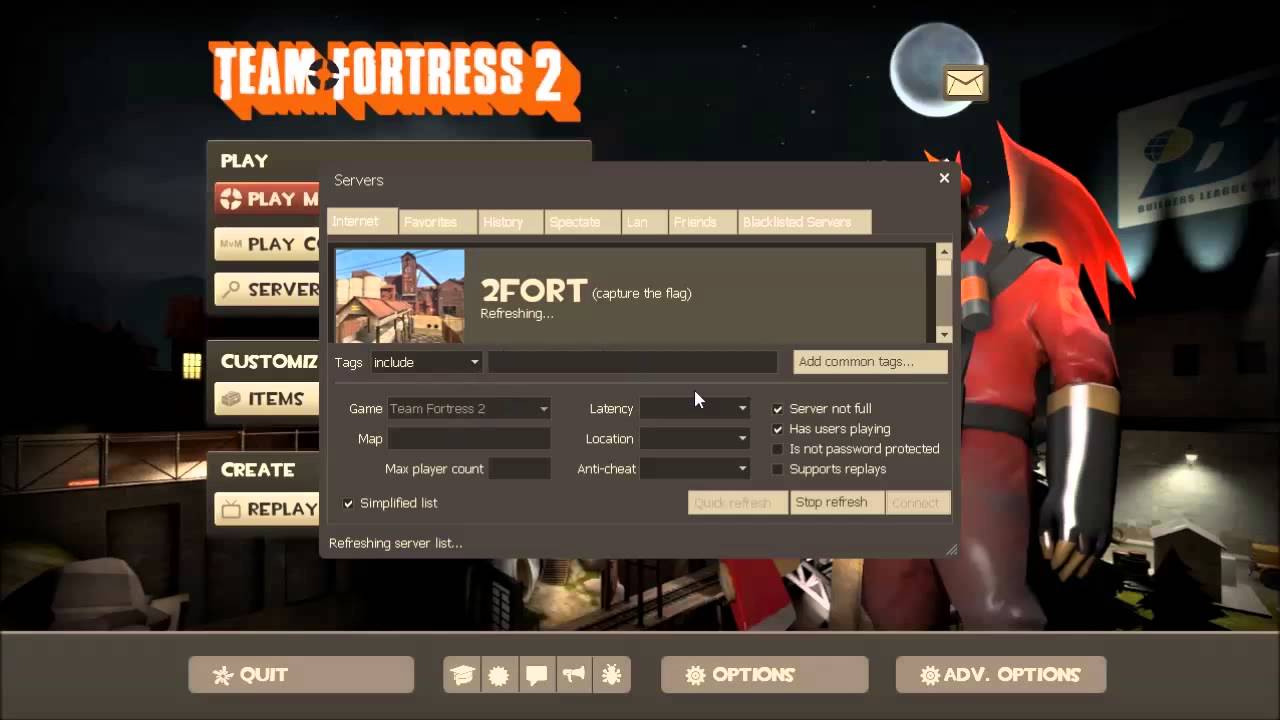 Team Fortress 2/tf2~How to find an x10 server~NivekRageGaming