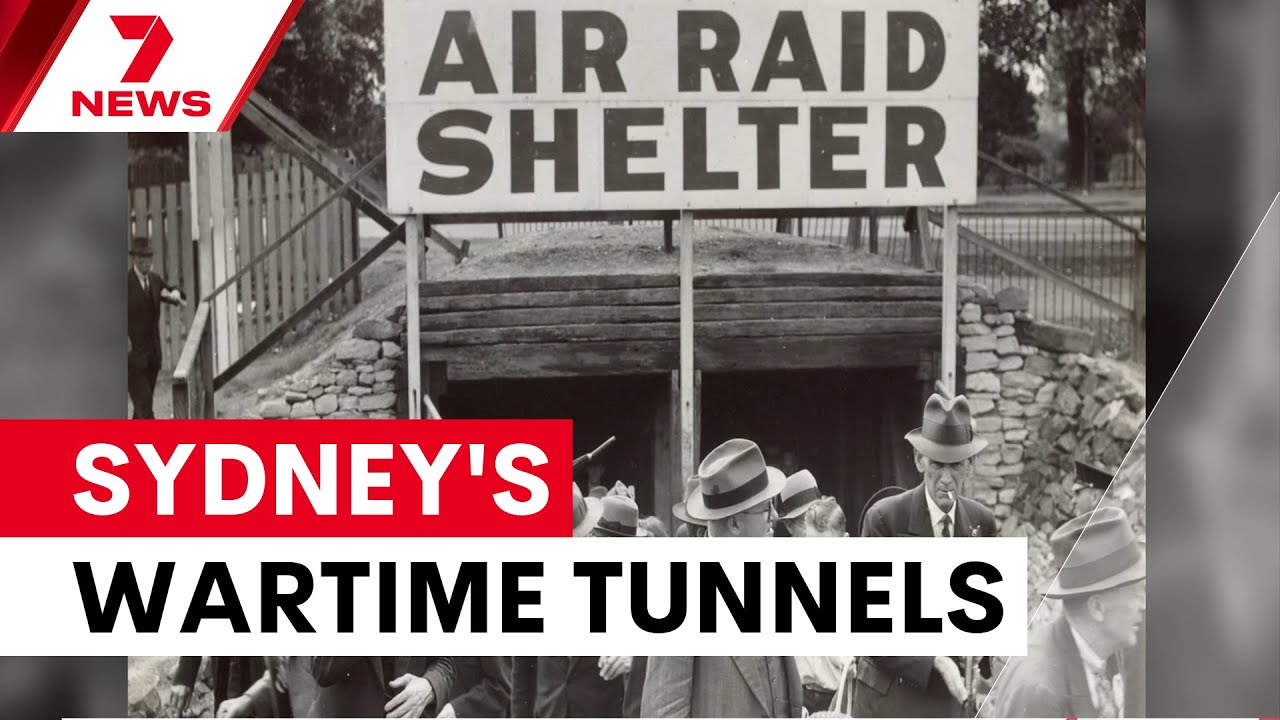 Sydney's secret World War II air raid shelters revealed | 7NEWS