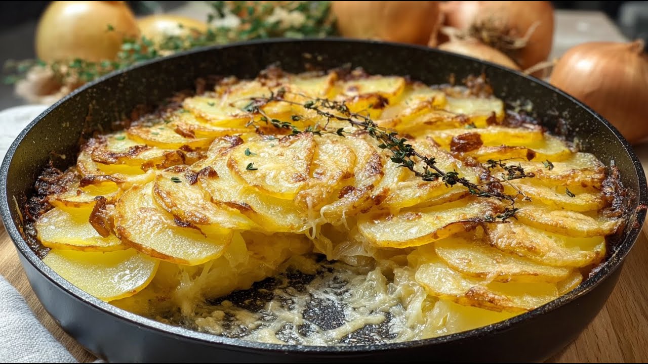 Если есть картошка и лук, ужин готов! Бюджетный, простой и невероятно вкусный рецепт!