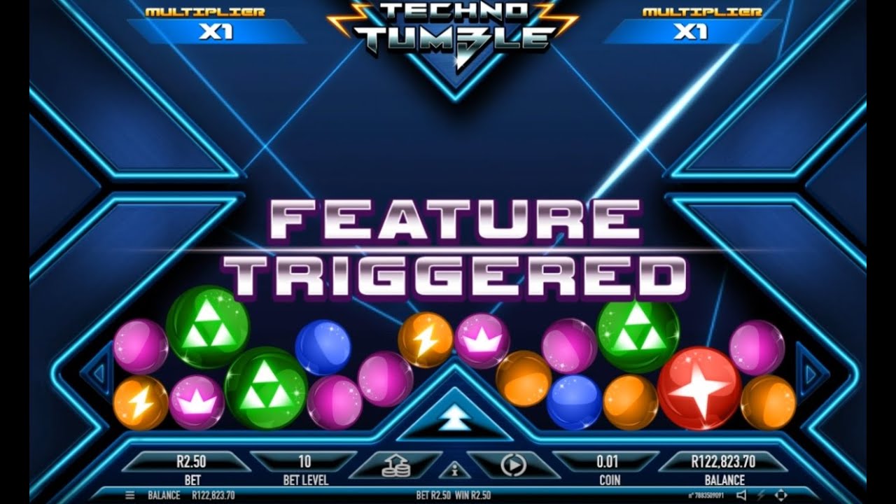 Playing Techno Tumble on Hollywoodbets Spina Zonke Games