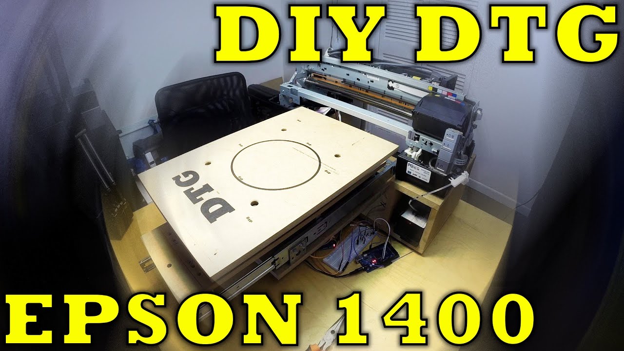 DIY DTG Epson 1400. Friction drive